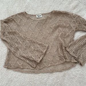 show me your mumu crochet sweater/cover up